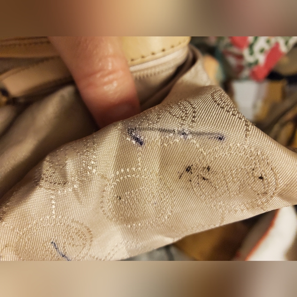 Michael Kors Grayson Suede Satchel  *FLAWS INSIDE - Picture 13 of 15